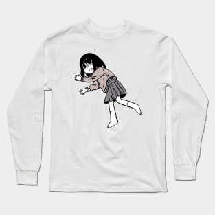 Mudwizard draws osaka lying totally defeated on the floor / funny azumanga daioh Long Sleeve T-Shirt